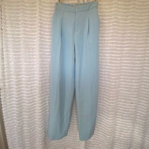 urban outfitters baby blue harry styles-esqu suit/dress pants